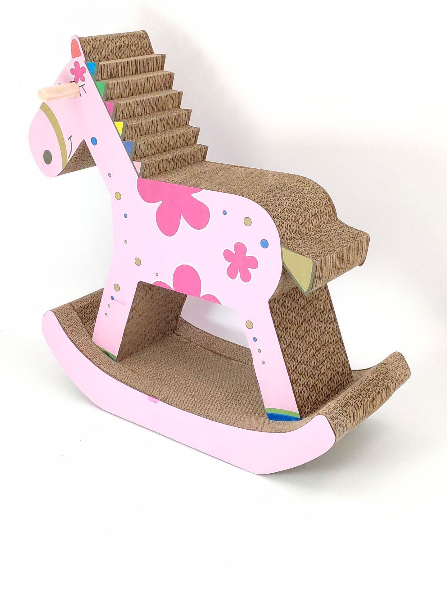 Corrugated Paper Trojan Cat Scratch Board Cat Claw Grinder