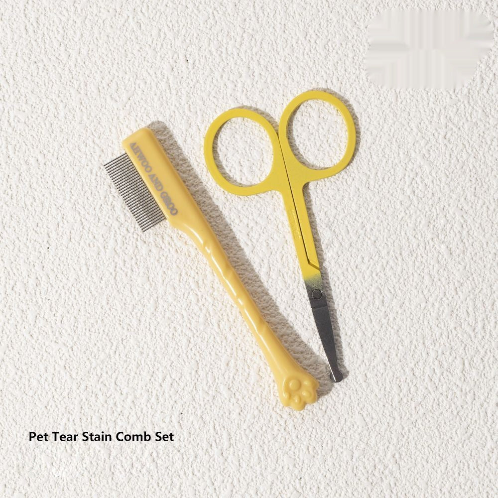 Comb Tear Stains Paint Pet