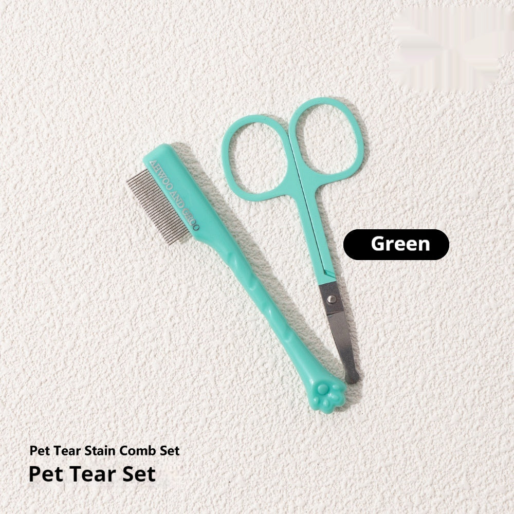 Comb Tear Stains Paint Pet